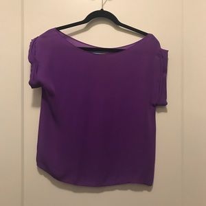 Alice & Olivia silk tee